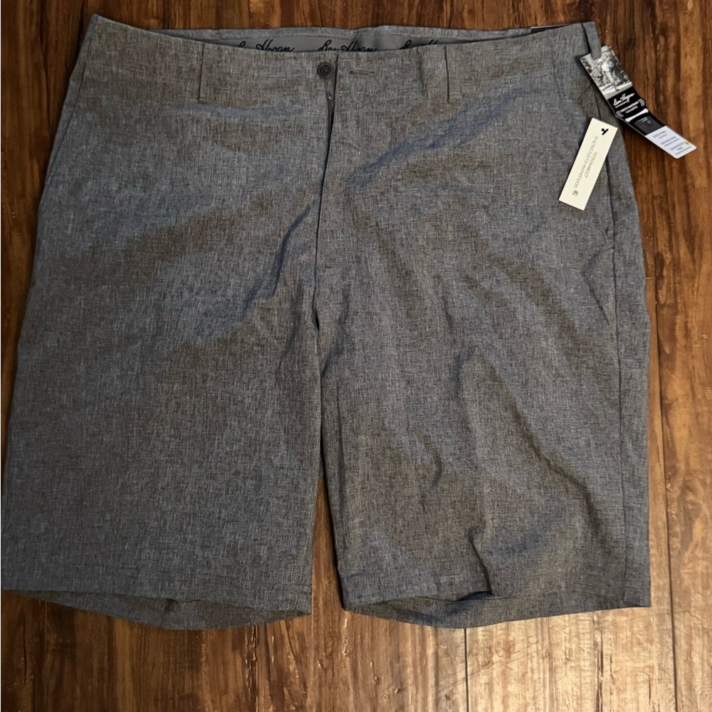 Ben Hogan Men's Charcoal Flat Front Shorts 38W NWT